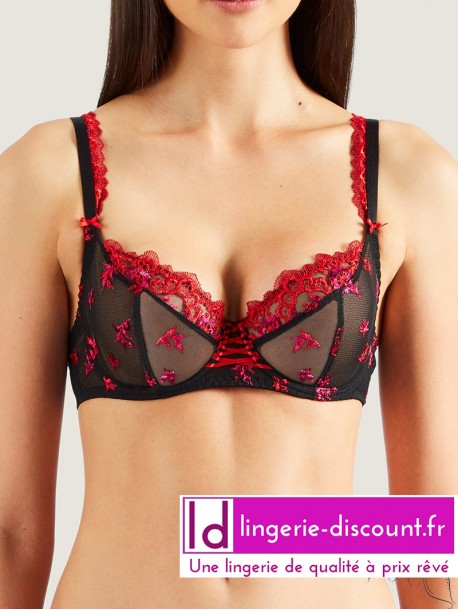 Soutien Gorge Balconnet Pivoine Aubade Romance D Ete Sur Lingerie Discount Fr