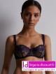 Soutien-gorge Corbeille Dark Orchid AUBADE A FLEUR DE TOI sur Lutine.fr