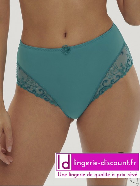 Culotte haute Bleu Atoll SIMONE PERELE DELICE sur Lutine.fr