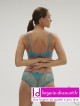 Soutien-gorge armaturé décolleté plongeant Bleu Atoll SIMONE PERELE DELICE sur Lutine.fr