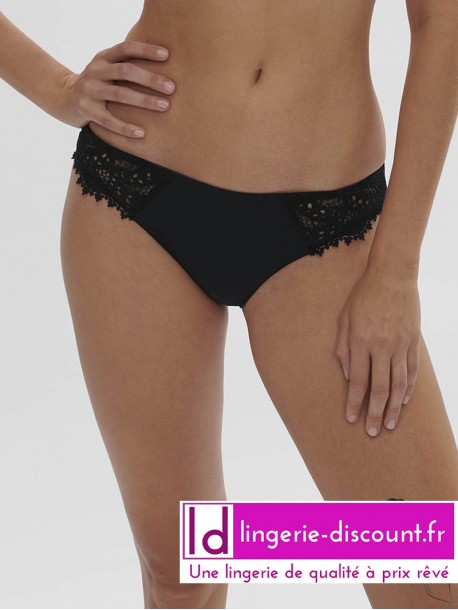 Slip Noir SIMONE PERELE MYSTIC sur Lutine.fr