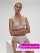 Shorty Blanc Cristal SIMONE PERELE WISH sur Lutine.fr