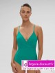 Maillot de Bain 1 pièce Vert Waterfall SIMONE PERELE PALMERAIE sur Lutine.fr