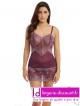  Nuisette Italian Plum WACOAL EMBRACE LACE sur Lutine.fr